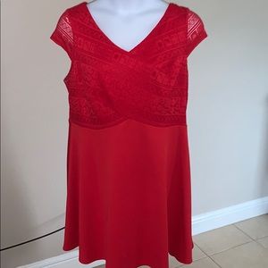 Plus Size Gorgeous Cap Sleeve Dress